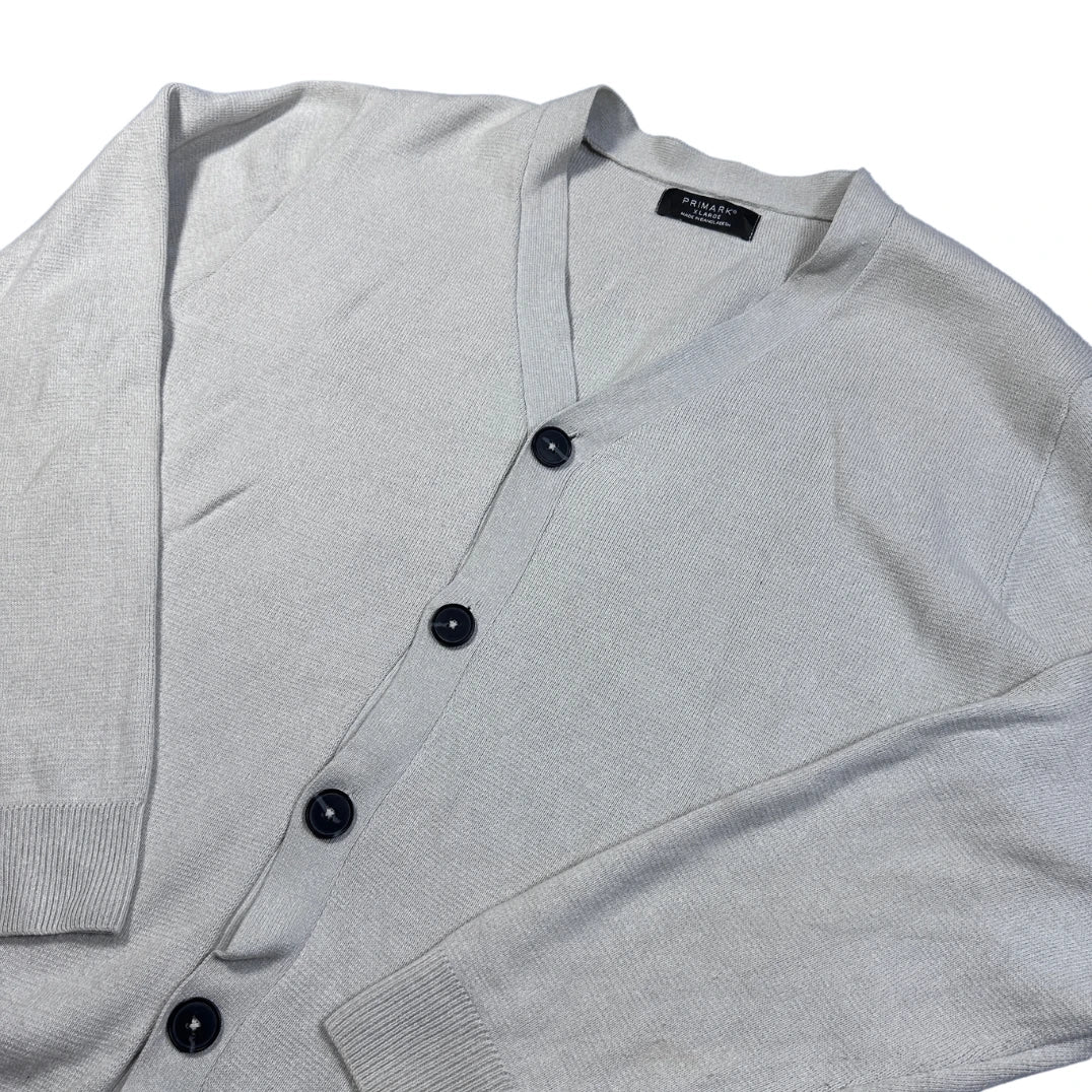Primark® Light Grey Cardigan Buttoned-XL