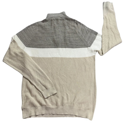 Primark® Beige Quarter Zip Sweater-XL