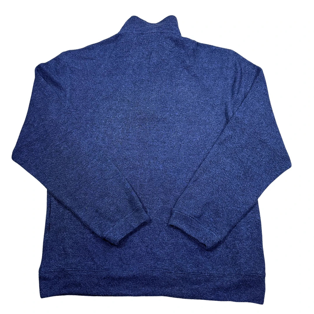 Hudson River® Blue Quarter Zip Sweater-M