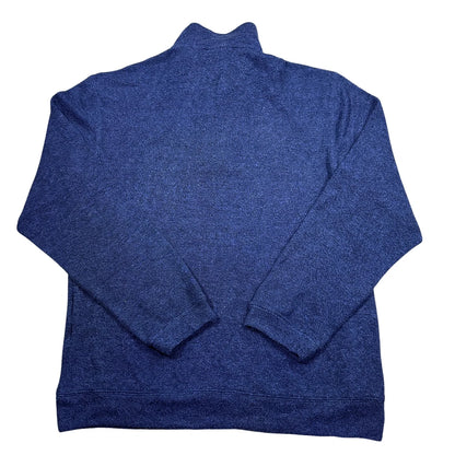 Hudson River® Blue Quarter Zip Sweater-M