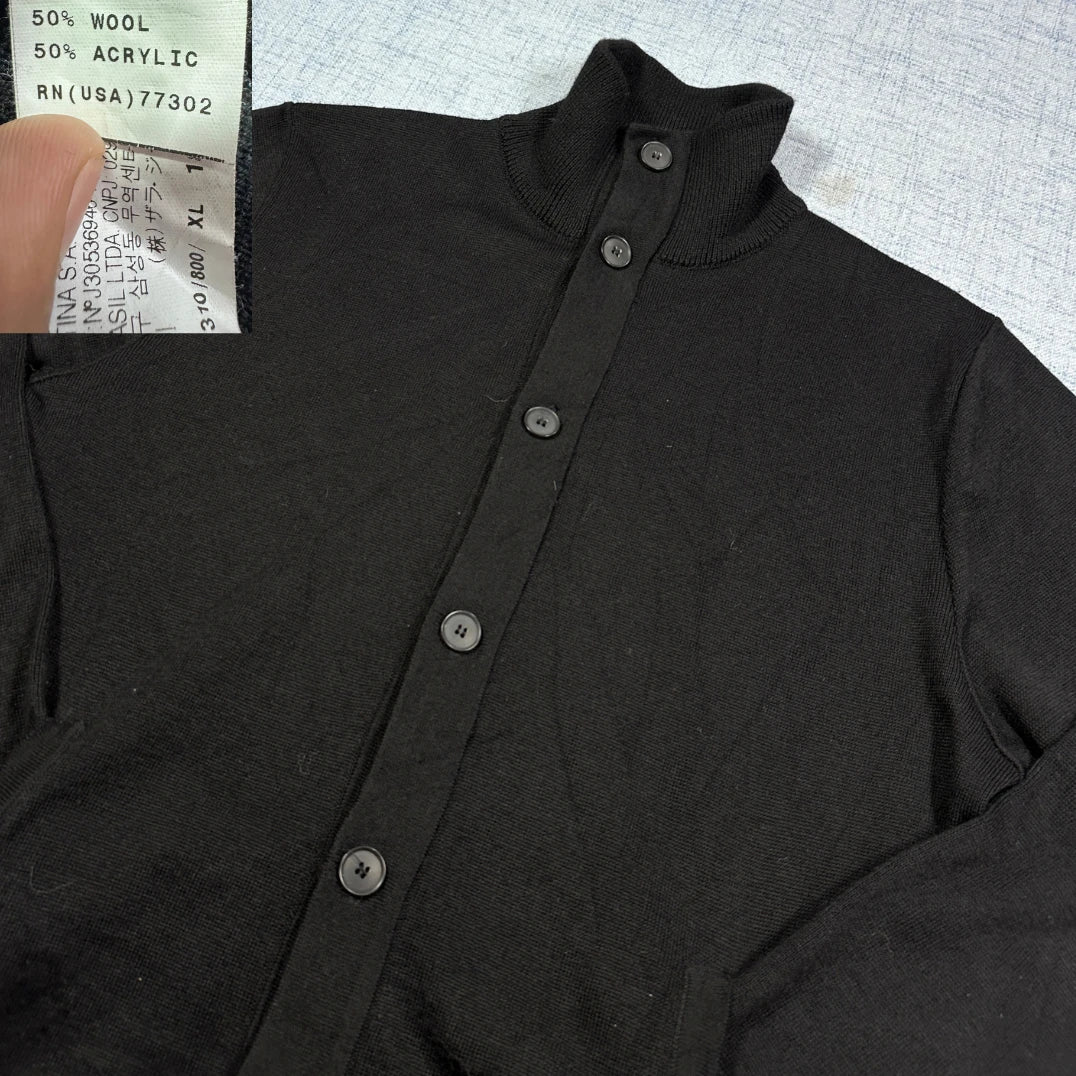 Zara® Black Cardigan Button Front-L