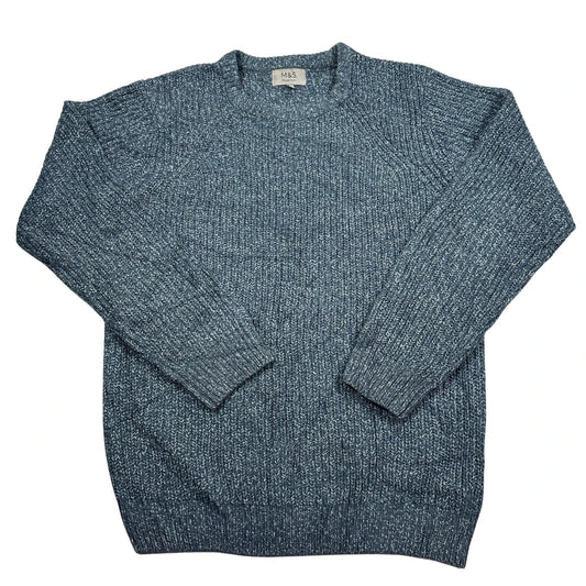 M&S® Blue Marl Sweater Knit-M