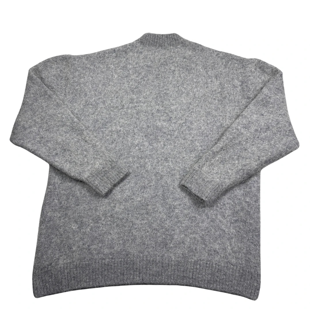 Next® Grey Fuzzy Knit Sweater-XL