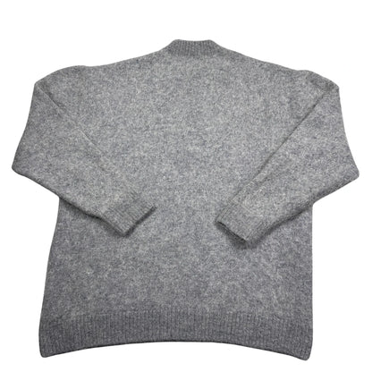Next® Grey Fuzzy Knit Sweater-XL