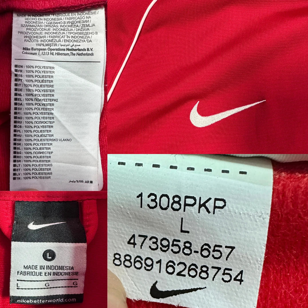 Nike® Red Track Jacket-L