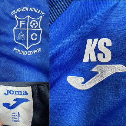 Joma® Blue Football Jacket-L