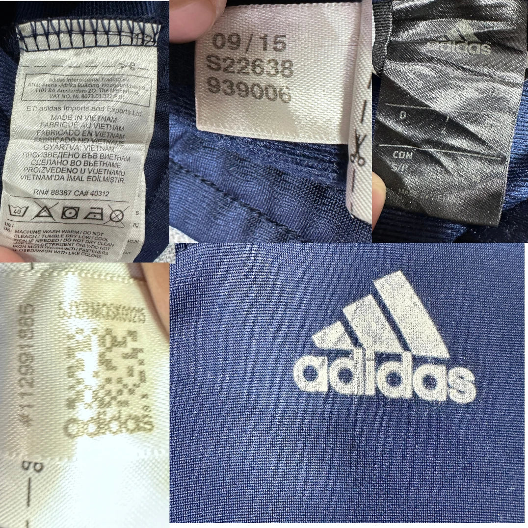 Adidas® Navy Track Jacket Striped-S