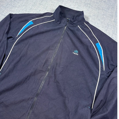 NWA® Navy Track Jacket Contrast-XL