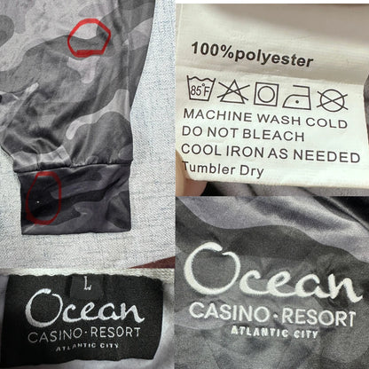 Ocean® Grey Hoodie Camo-L