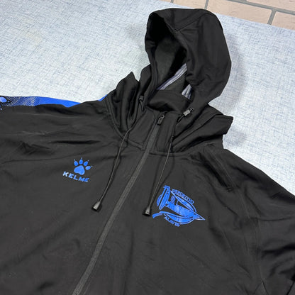 Kelme® Black Hooded Jacket Athletic-L