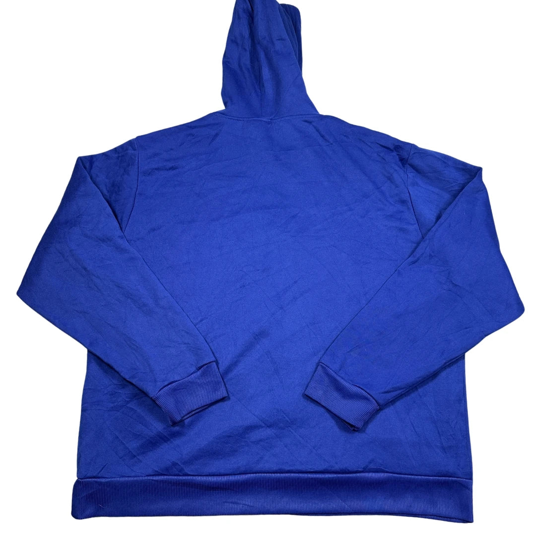 Unbranded Blue Pullover Hoodie Embossed-XL