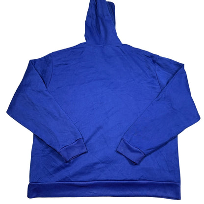Unbranded Blue Pullover Hoodie Embossed-XL