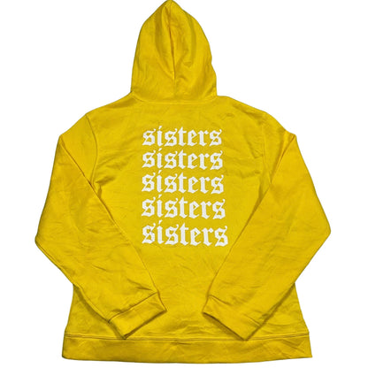 Unbranded Yellow Pullover Hoodie Sisters-M