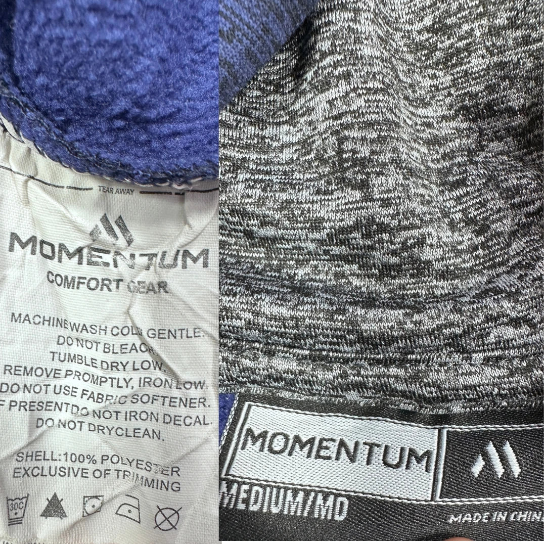Momentum® Blue Heather Hoodie Taino-M