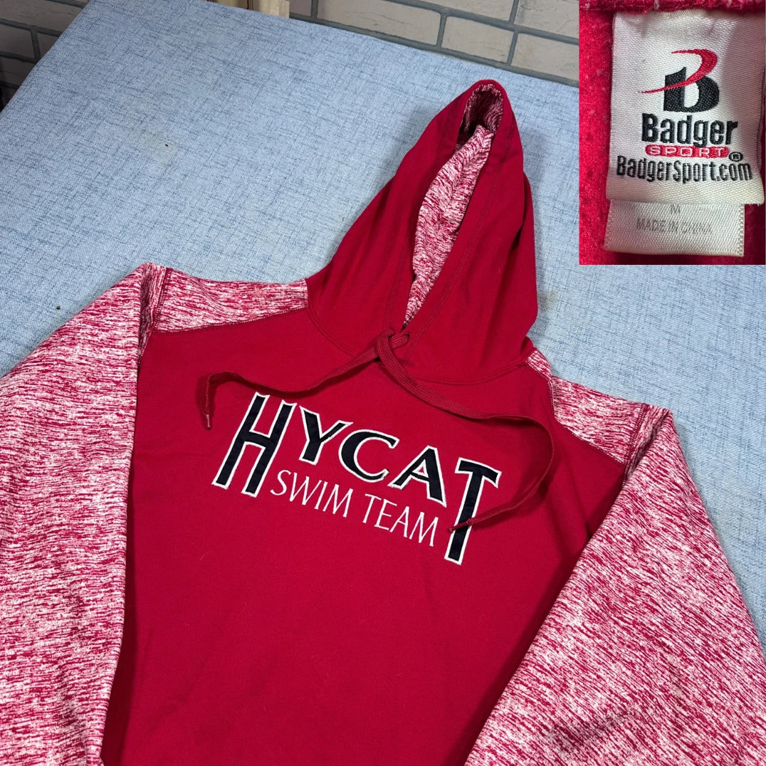 Badger Sport® Red Team Hoodie-M