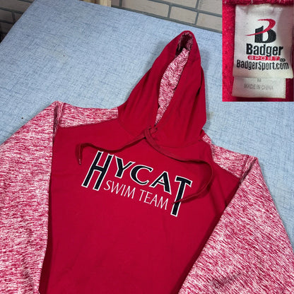 Badger Sport® Red Team Hoodie-M