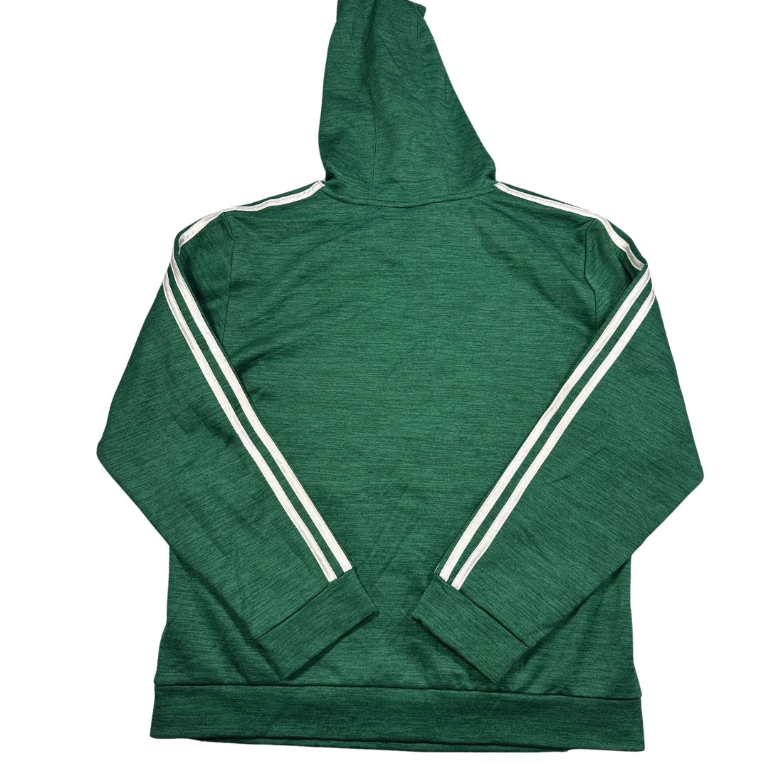 Adidas® Green Pullover Hoodie Logo-XL