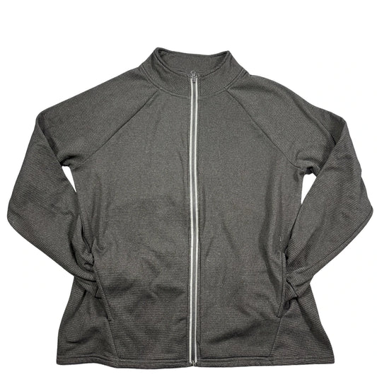 Thrift-and-treasures Gray Textured Jacket Daisy Fuentes