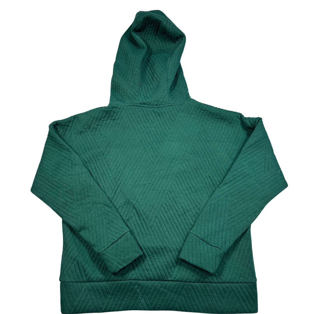 GapFit® Green Hooded Pullover Textured-S