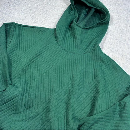 GapFit® Green Hooded Pullover Textured-S
