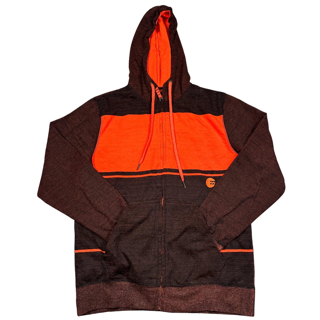 Billabong® Orange Zip Hoodie Contrast-M