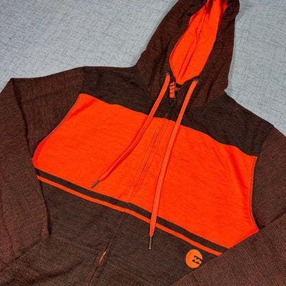 Billabong® Orange Zip Hoodie Contrast-M
