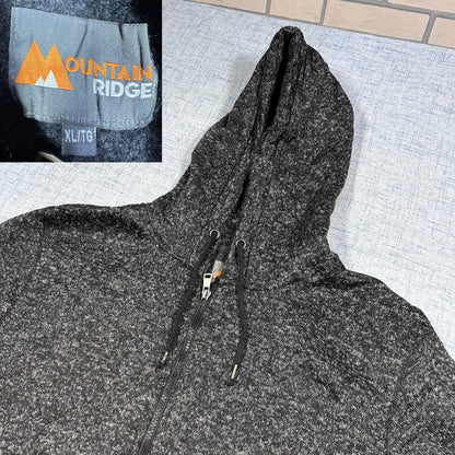 Mountain Ridge® Charcoal Zip Hoodie-XL