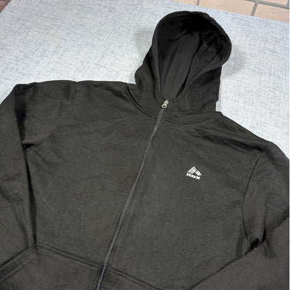 RBX® Black Zip Hoodie Contrast-YXL