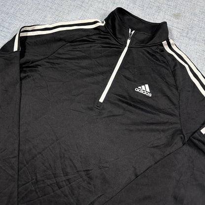 Adidas® Black Golf Quarter Zip-S