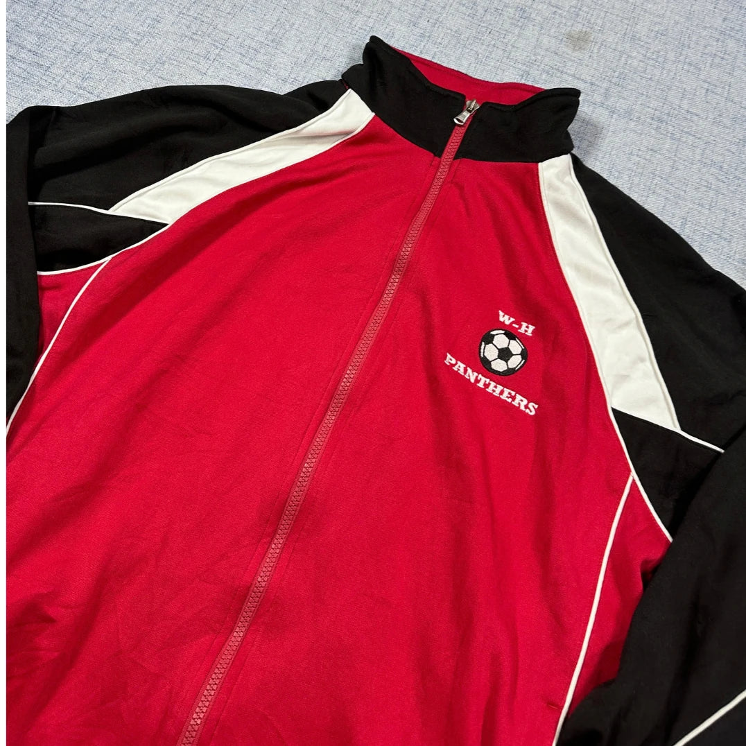 Charles River Sport® Red Track Jacket Soccer-L