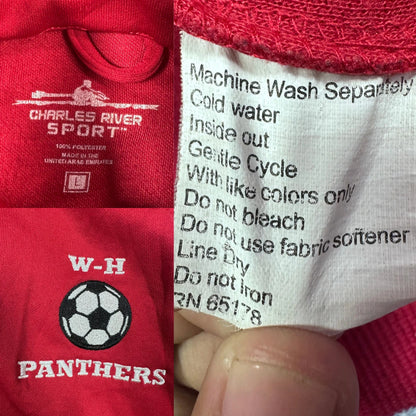 Charles River Sport® Red Track Jacket Soccer-L