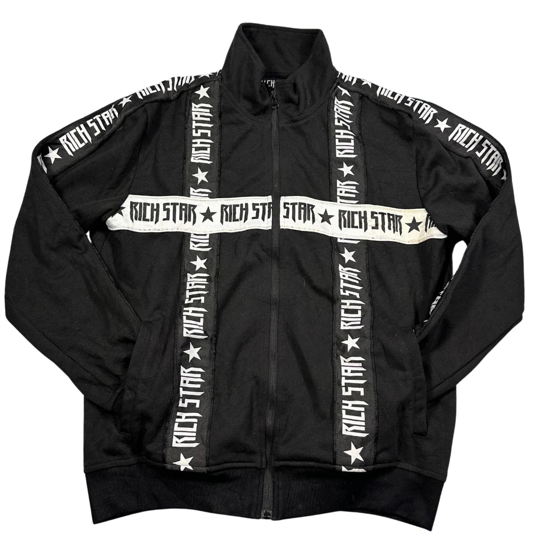 Rich Star® Black Track Jacket Logo-XL