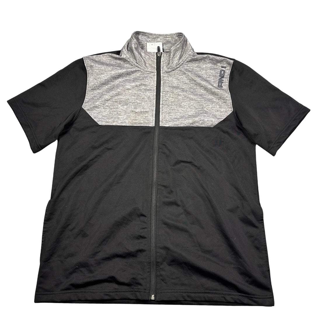 AND1® Black Athletic Top Zip-L