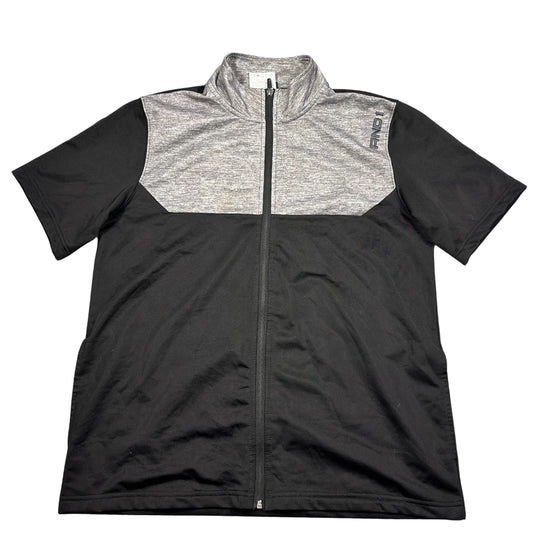 AND1® Black Athletic Top Zip-L