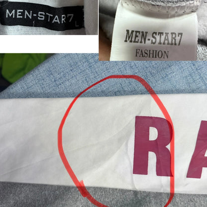 Men Star7® White Pullover Hoodie-L