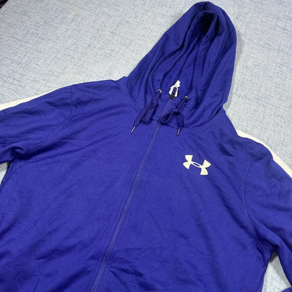 Under Armour® Blue Zip Hoodie-XL