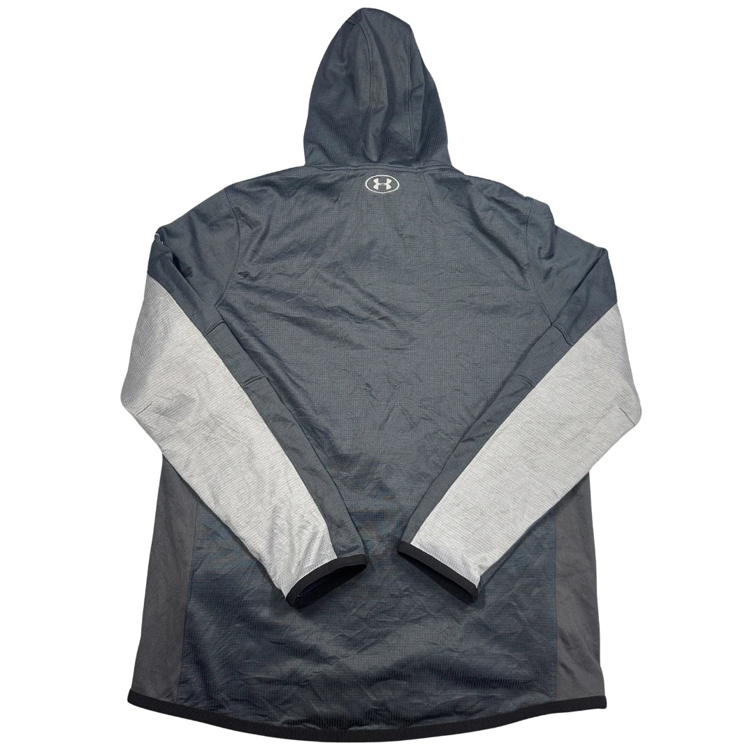 Under Armour® Gray ColdGear Hoodie-L