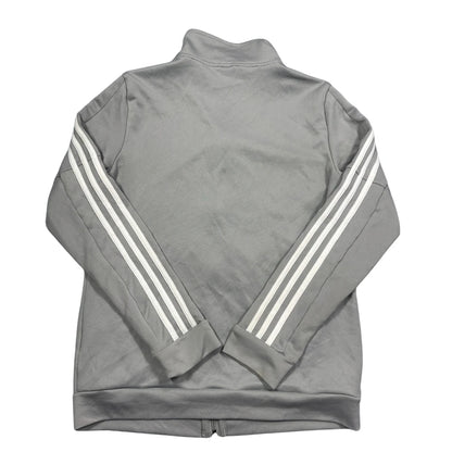 Adidas® Gray Track Jacket Three Stripe-S