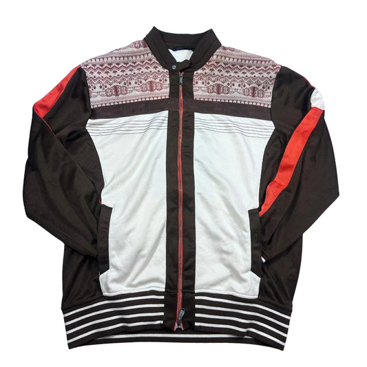 Sean John® Brown Pattern Track Jacket-XL