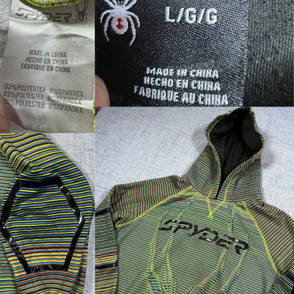 Spyder® Multicolor Striped Pullover Hoodie-L
