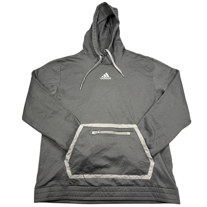 Adidas® Grey AEROREADY Pullover Hoodie-L