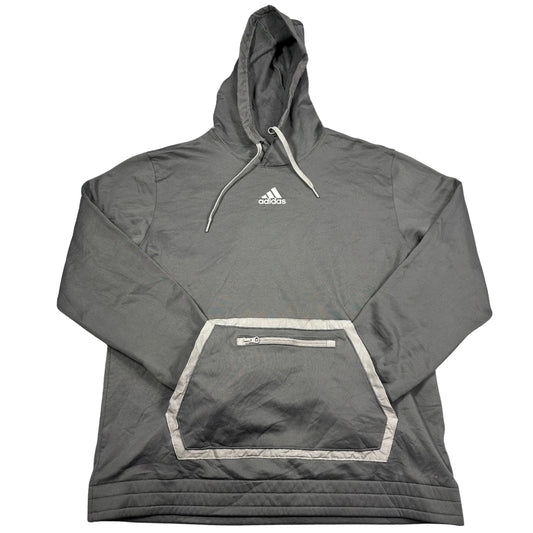 Adidas® Grey AEROREADY Pullover Hoodie-L