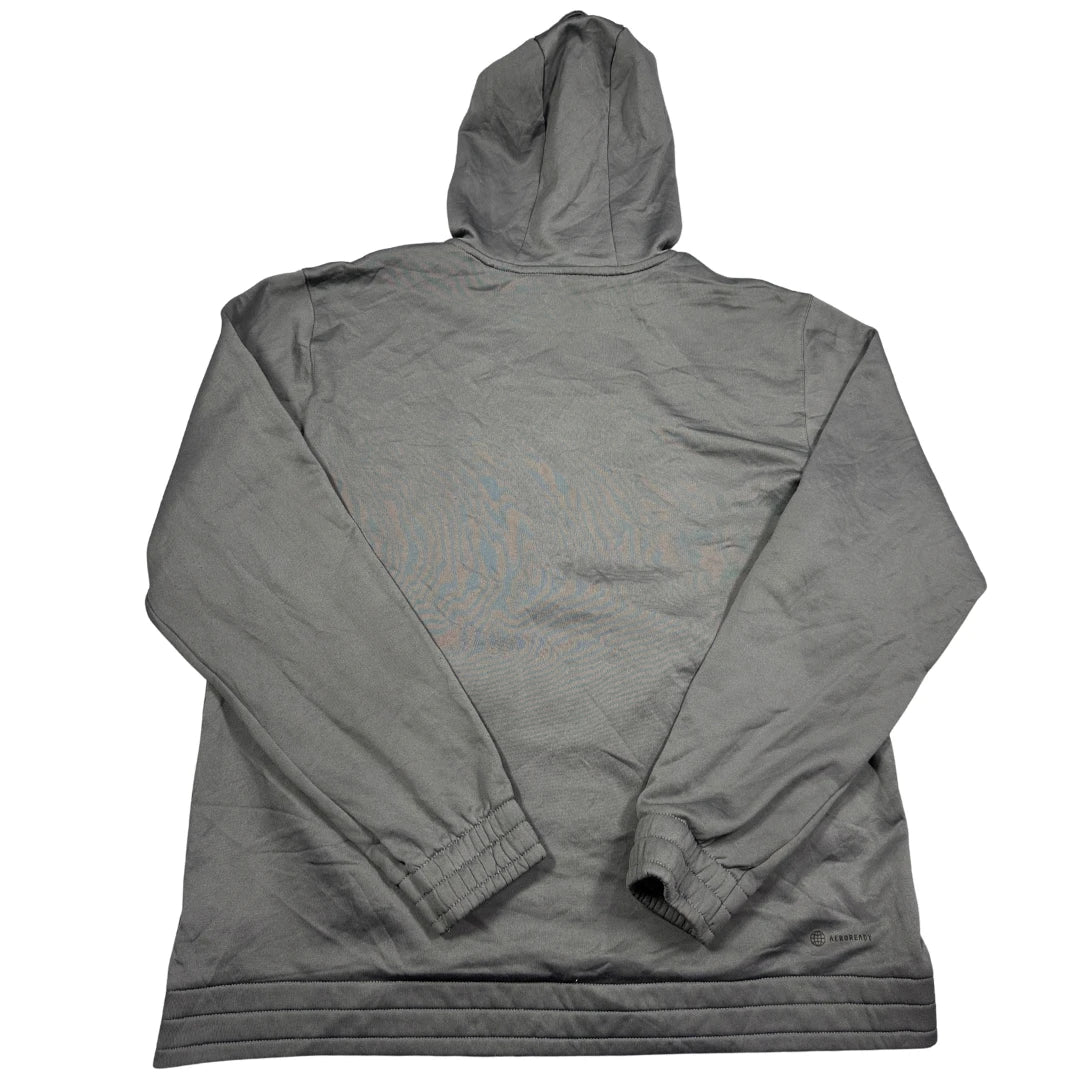 Adidas® Grey AEROREADY Pullover Hoodie-L