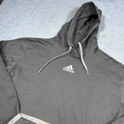 Adidas® Grey AEROREADY Pullover Hoodie-L