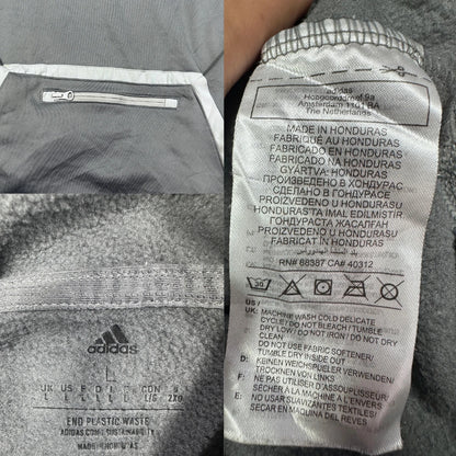 Adidas® Grey AEROREADY Pullover Hoodie-L