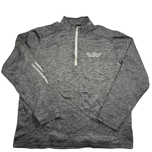 Thrift-and-treasures Gray Zip Pullover-M ADIDAS