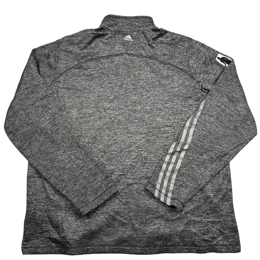 Thrift-and-treasures Gray Zip Pullover-M ADIDAS