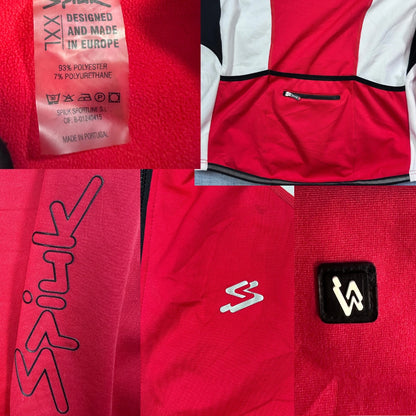 Spiuk® Red Cycling Jacket Full Zip-2XL