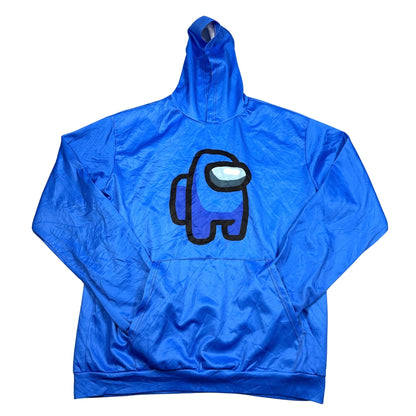 Unbranded Blue Hoodie Character Print-L