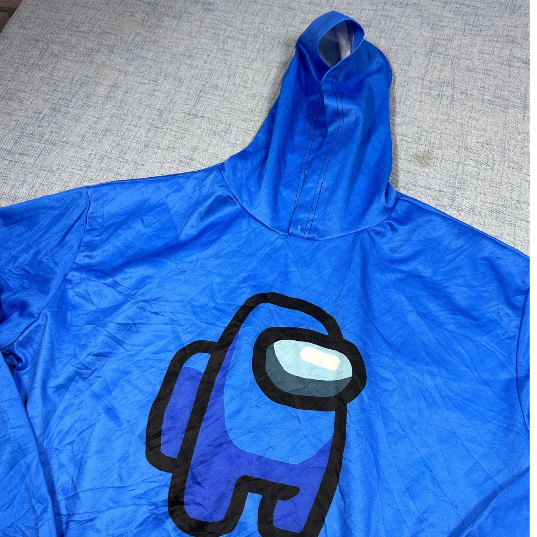 Unbranded Blue Hoodie Character Print-L